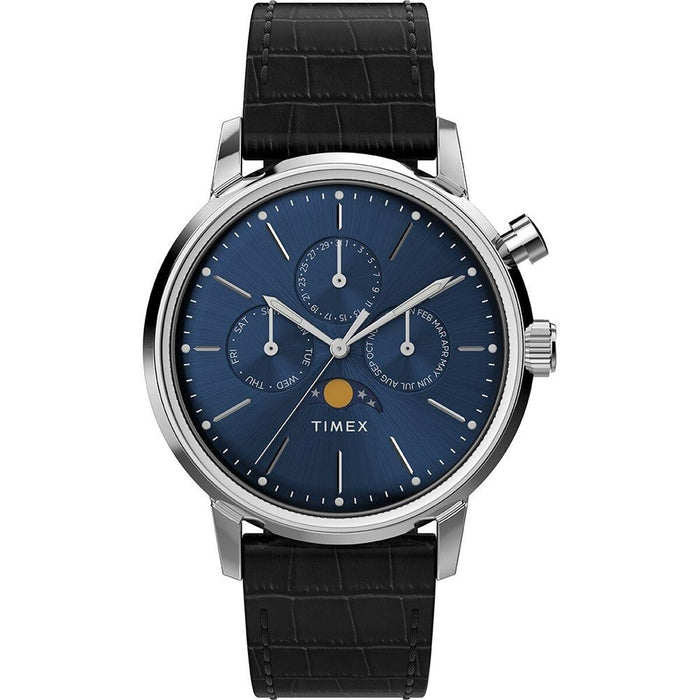 Ceas Bărbați Timex MARLIN MOONPHASE Negru (Ø 40 mm)