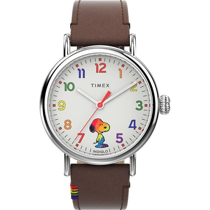 Ceas Unisex Timex Indiglo Snoopy (Ø 40 mm)