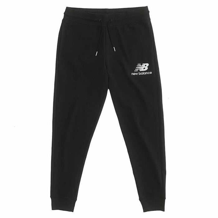 Pantaloni lungi de sport New Balance Essentials Stacked Logo Negru Bărbați