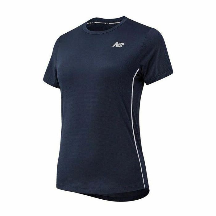 Tricou cu Mânecă Scurtă Bărbați New Balance Accelerate Albastru închis