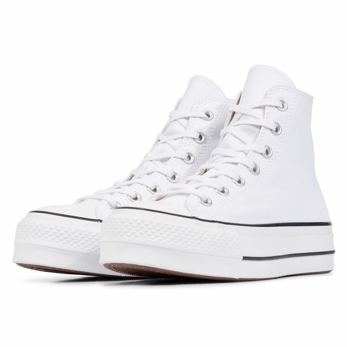 Adidași Casual Converse Chuck Taylor All Star Platform Alb