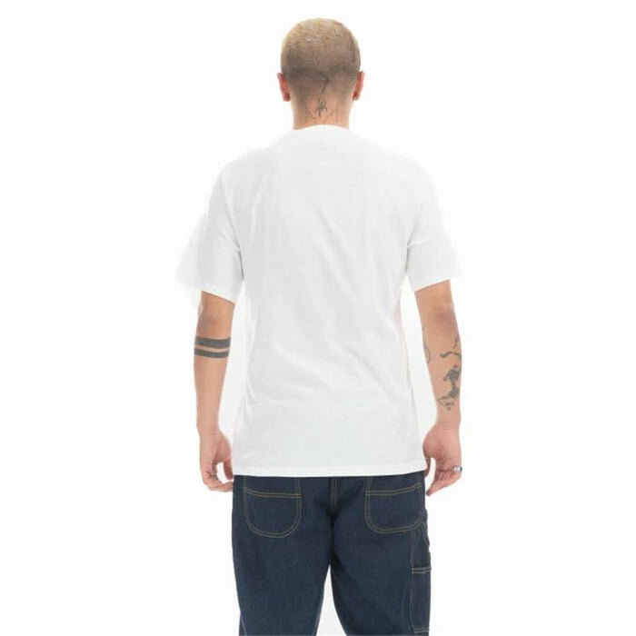 Tricou cu Mânecă Scurtă Bărbați Converse Classic Fit All Star Single Screen Alb
