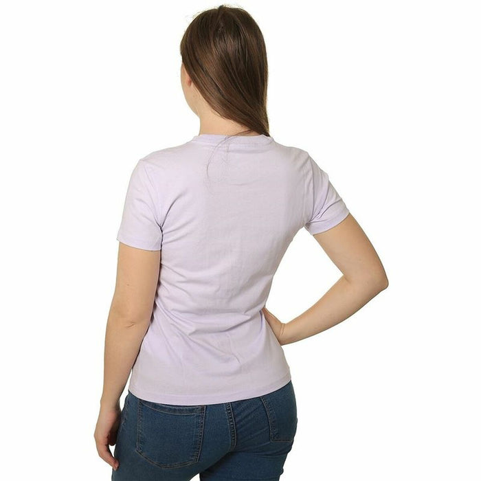 Tricou cu Mânecă Scurtă Femei Converse Seasonal Star Chevron Lavandă