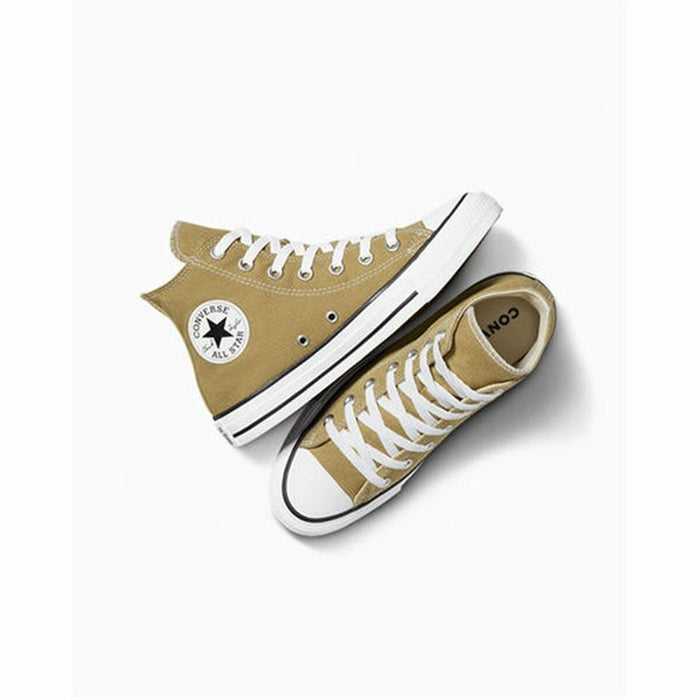 Adidași Casual Femei Converse Chuck Taylor All Star Hi Toad Maro Deschis