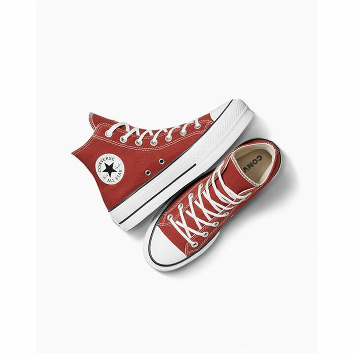 Adidași Casual Femei Converse Chuck Taylor All Star Lift Hi Maro