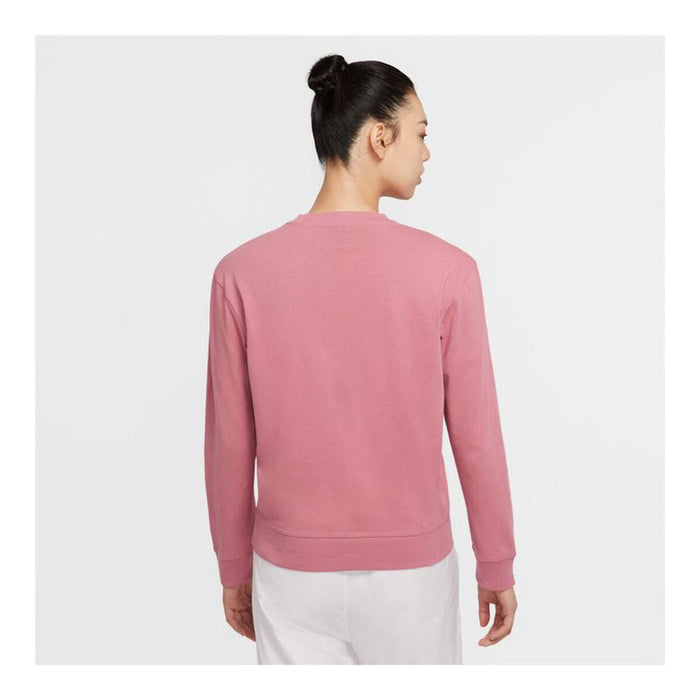 Tricou cu Mânecă Lungă de Damă Nike Crew Roz
