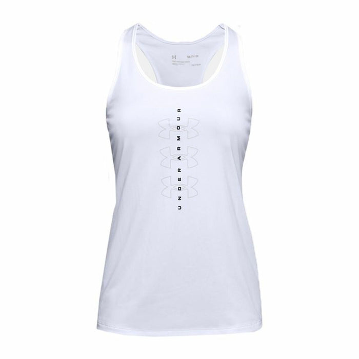 Tricou cu Bretele Damă Under Armour Tech Twist Graphic Tank Alb