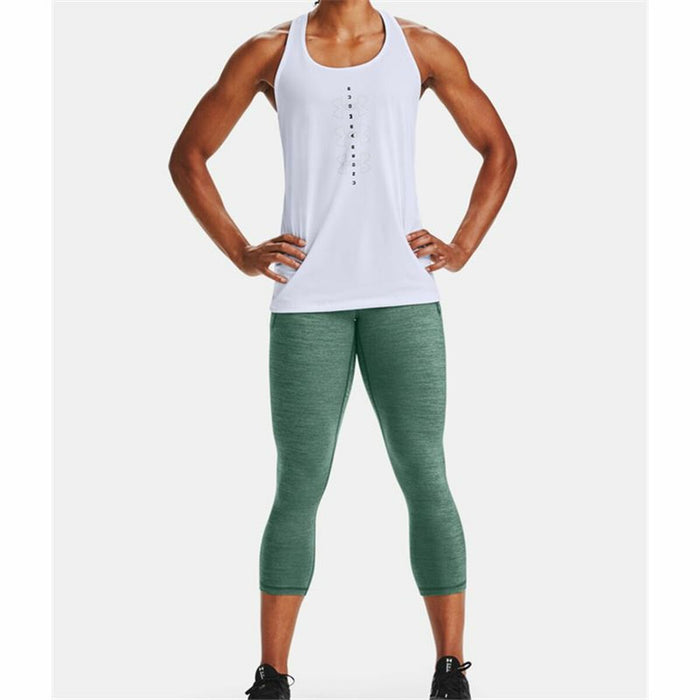 Tricou cu Bretele Damă Under Armour Tech Twist Graphic Tank Alb