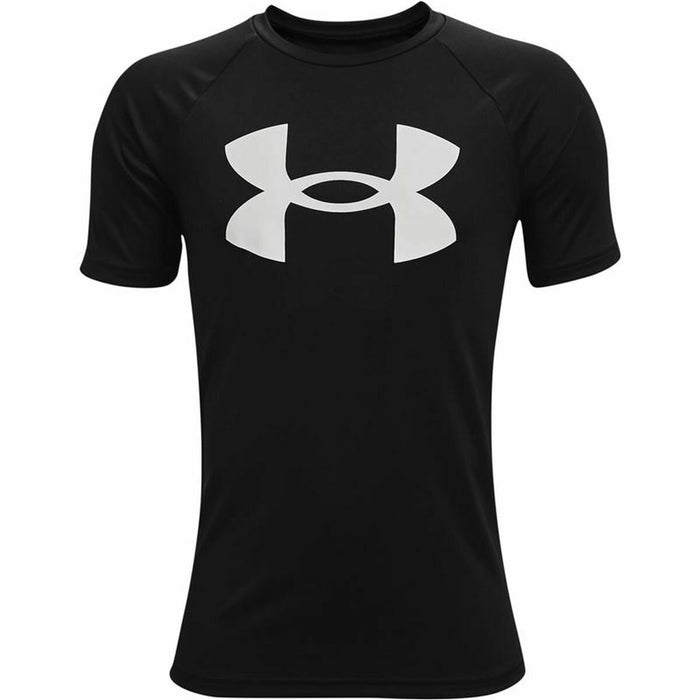Tricou cu Mânecă Scurtă pentru Copii Under Armour Tech Big Logo Negru