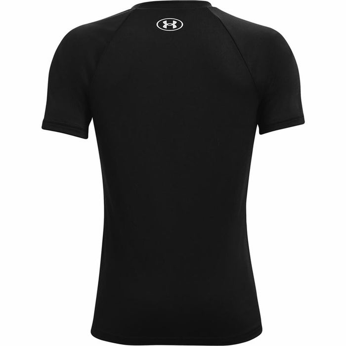 Tricou cu Mânecă Scurtă pentru Copii Under Armour Tech Big Logo Negru