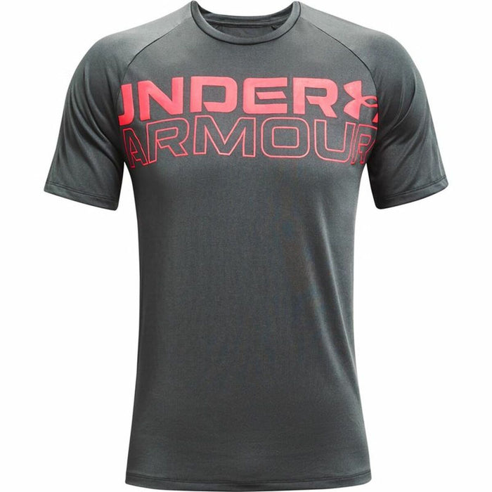 Tricou cu Mânecă Scurtă Bărbați Under Armour Tech 2.0 Gri închis