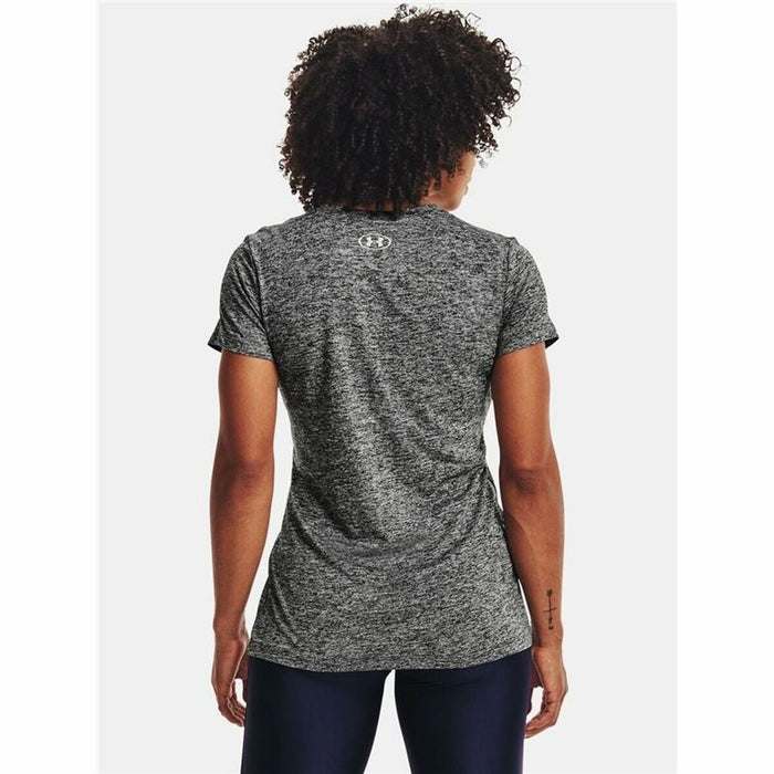 Tricou cu Mânecă Scurtă Femei Under Armour Tech Twist Gri