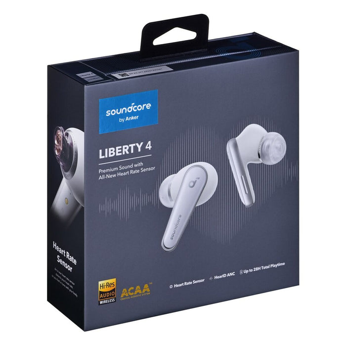 Căști cu Microfon Soundcore Liberty 4 Alb Midnight black