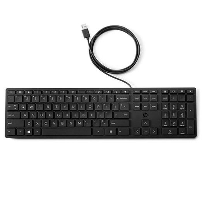 Tastatură HP 9SR37AA Negru QWERTY Qwerty Spaniolă