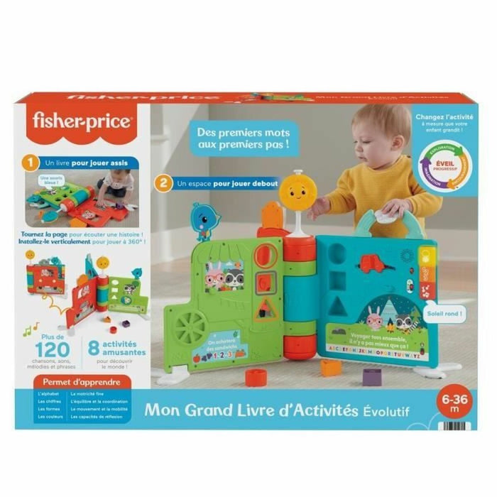 Jucărie pentru copii Fisher Price My Big Scalable Activity Book Plastic 4 Piese