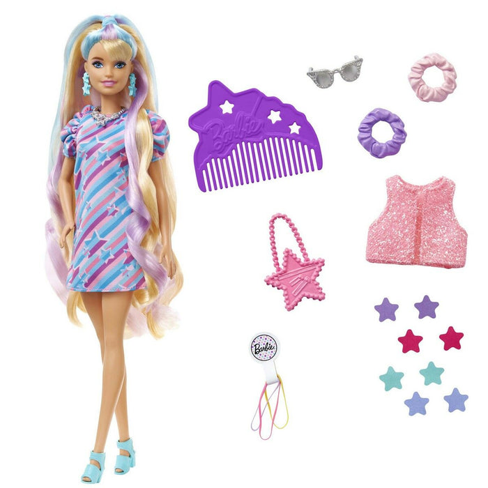 Păpușă bebeluș Barbie HCM88 9 Piese Plastic