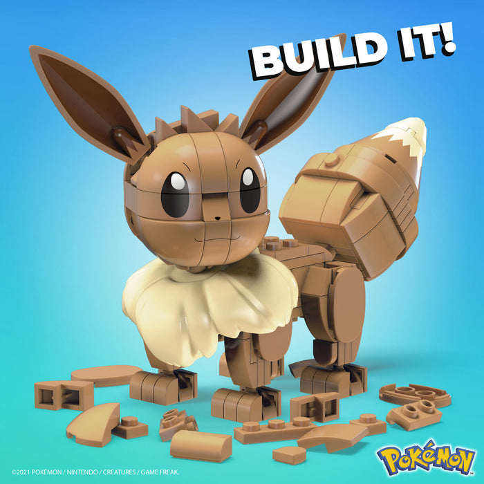Figura îmbinată Mega Construx  Eevee Medium + 7 Ani 215 Piese