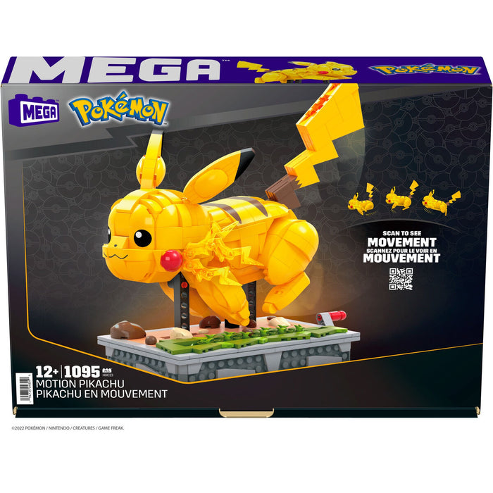 Kit de construcție Pokémon Mega Construx - Motion Pikachu 1095 Piese