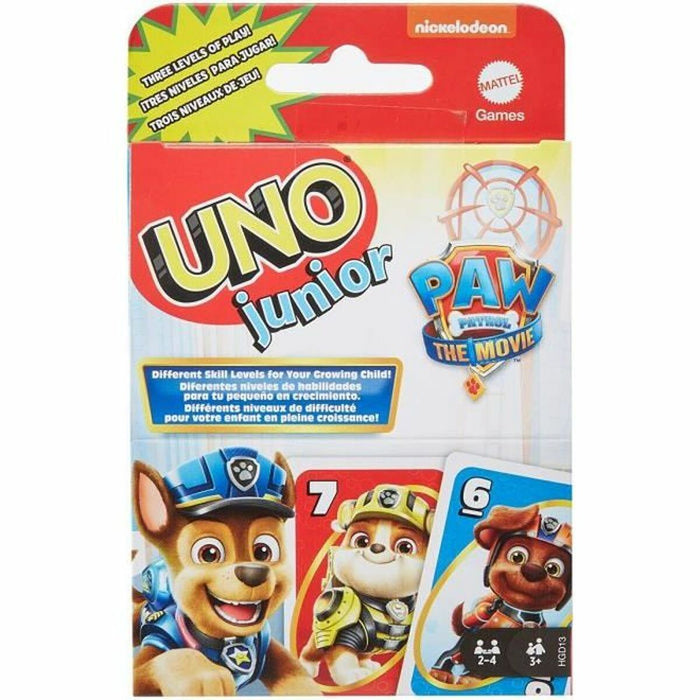 Jocuri de cărți Mattel UNO Junior The Paw Patrol