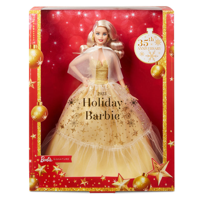 Păpușă bebeluș Barbie Holiday Barbie 35 th Anniversary