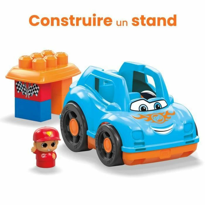 Joc de Construcție + Figurine Megablocks Albastru Multicolor 6 Piese