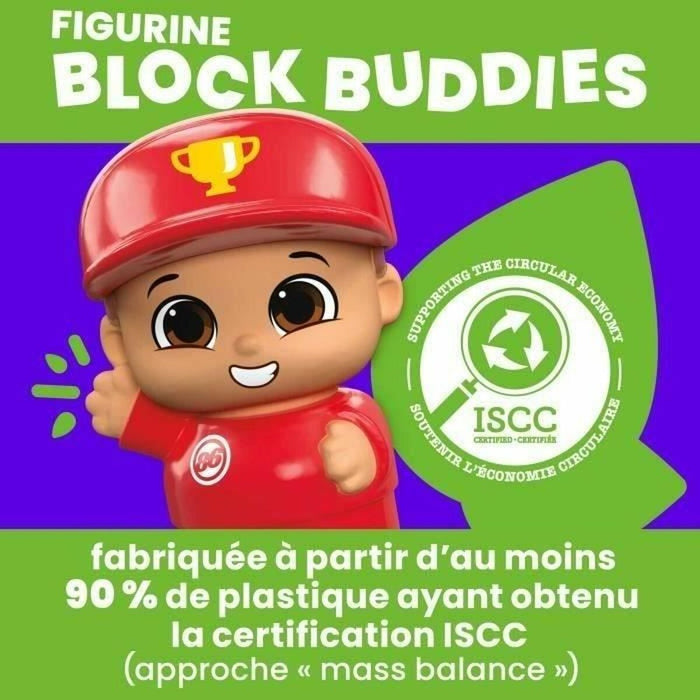 Joc de Construcție + Figurine Megablocks Albastru Multicolor 6 Piese