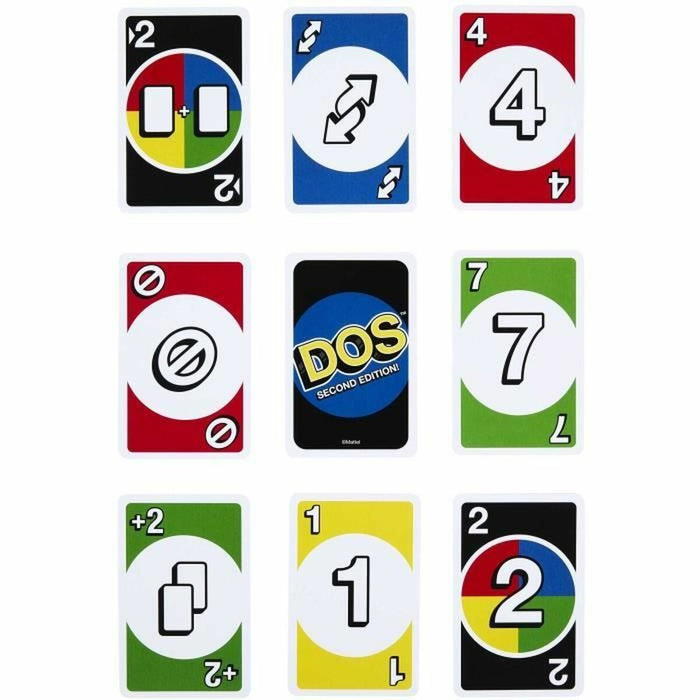 Jocuri de cărți Mattel UNO DOS (FR)