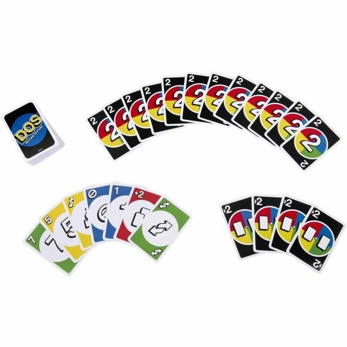 Jocuri de cărți Mattel UNO DOS (FR)