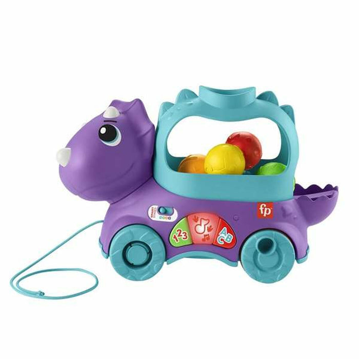 Dinozaur cu baston de tragere Fisher Price Mingi