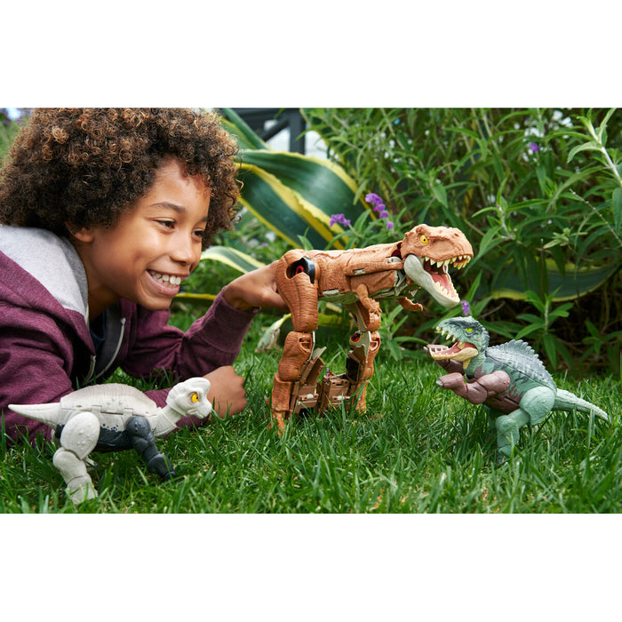 Dinozaur Jurassic Park Tyrannosaurus Rex 2 în 1