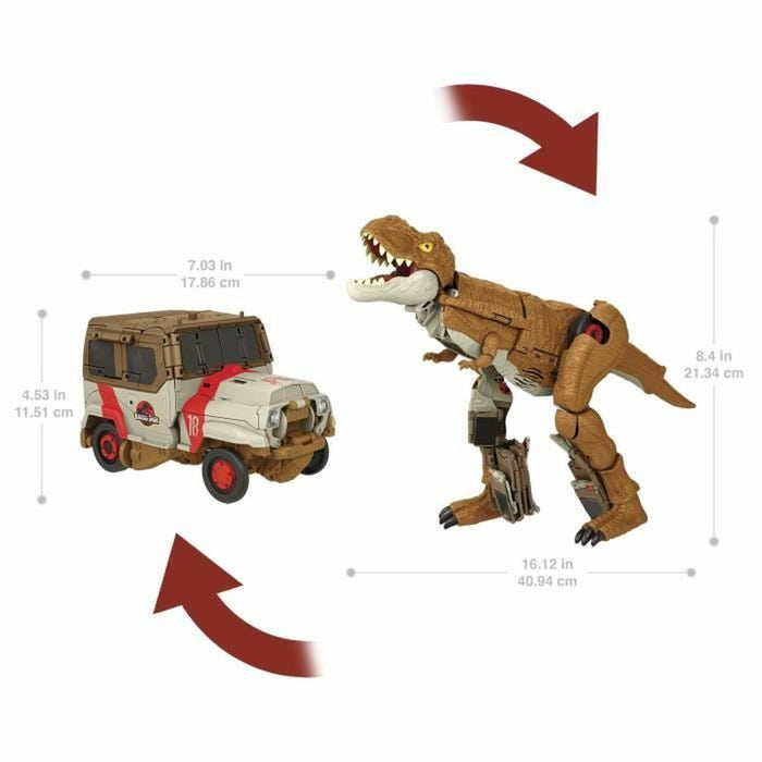 Dinozaur Jurassic Park Tyrannosaurus Rex 2 în 1