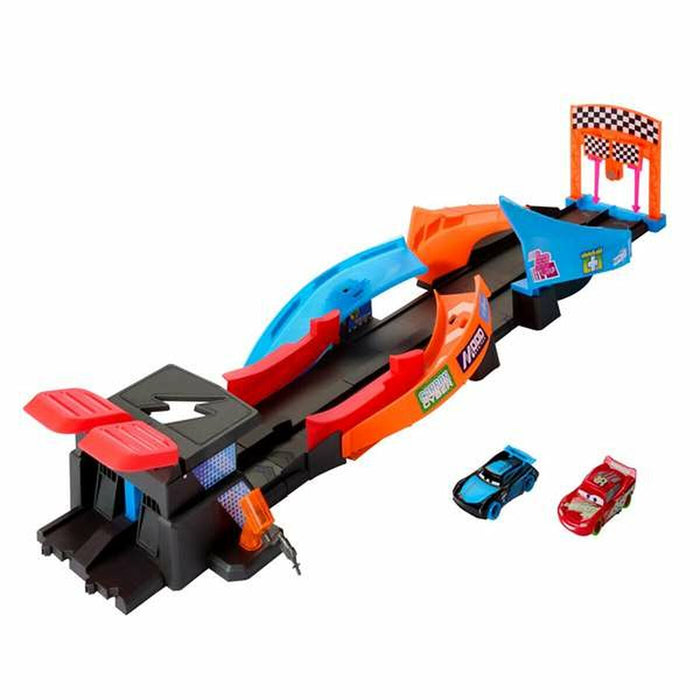 Pistă de Lansare Cars Glow Racers Fosforescent