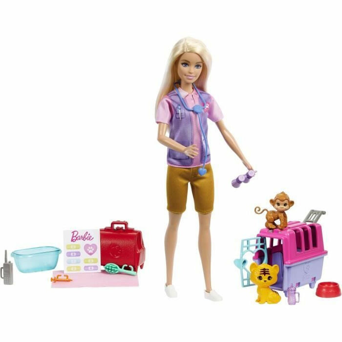 Păpușă Barbie SAUVETEUSE D'ANIMAUX