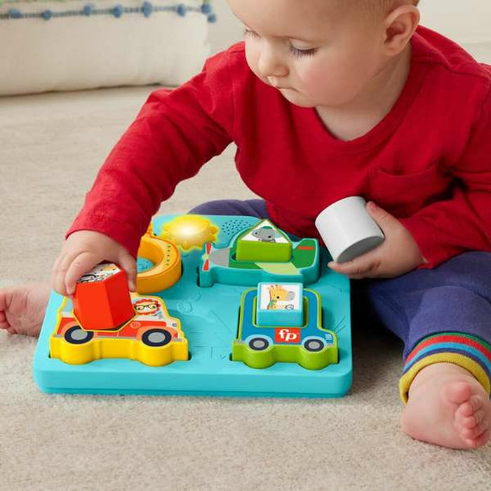 Puzzle pentru Copii Fisher Price Vehicule
