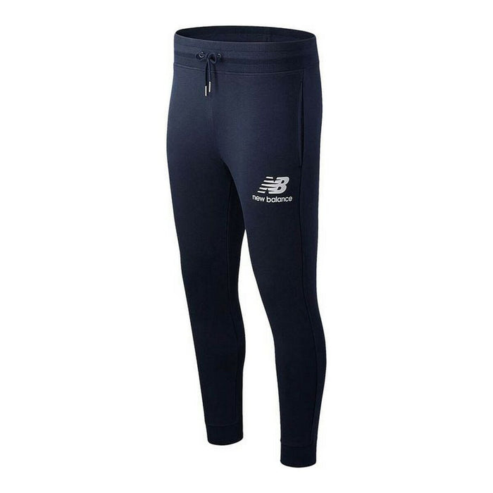 Pantaloni lungi de sport New Balance Essential Stack Logo Albastru
