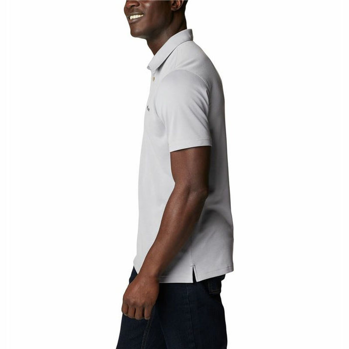 Tricou Polo cu Mânecă Scurtă Bărbați Columbia Nelson Point™ Gri