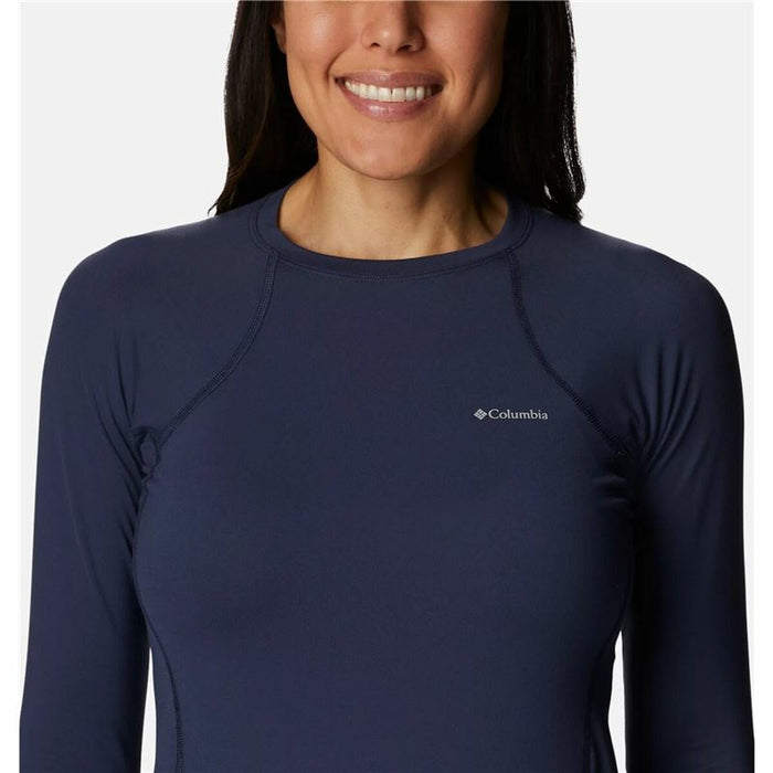 Tricou cu Mânecă Lungă Femei Columbia Midweight Albastru