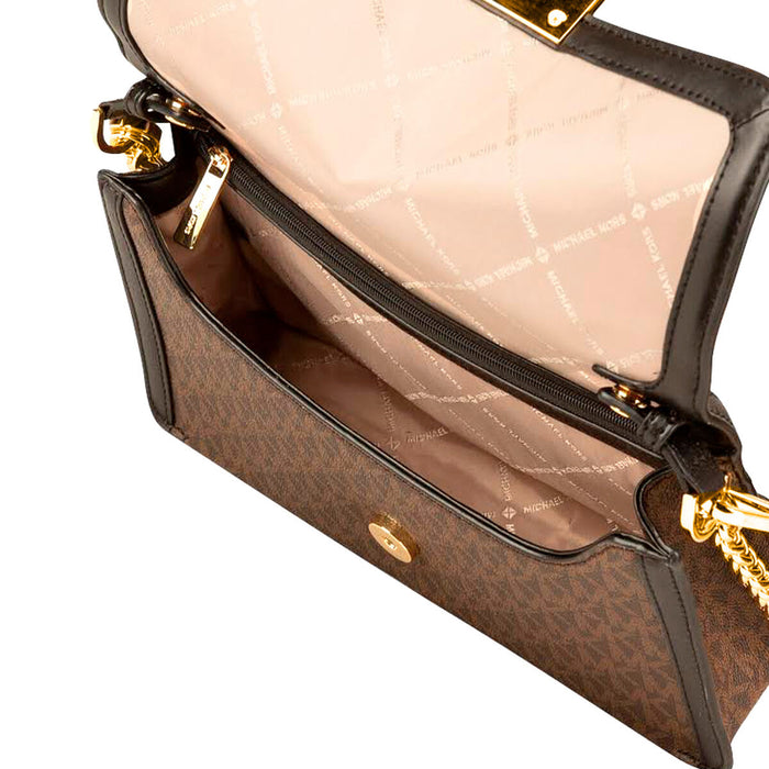 Geantă Damă Michael Kors 35F1G6SL3B-BROWN-BLK Maro 26 x 16 x 7 cm