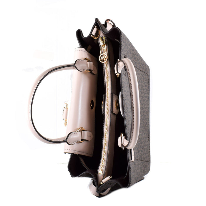 Geantă Damă Michael Kors 30F1G9HS5B-BRN-SFTPINK Maro 25 x 20 x 11 cm