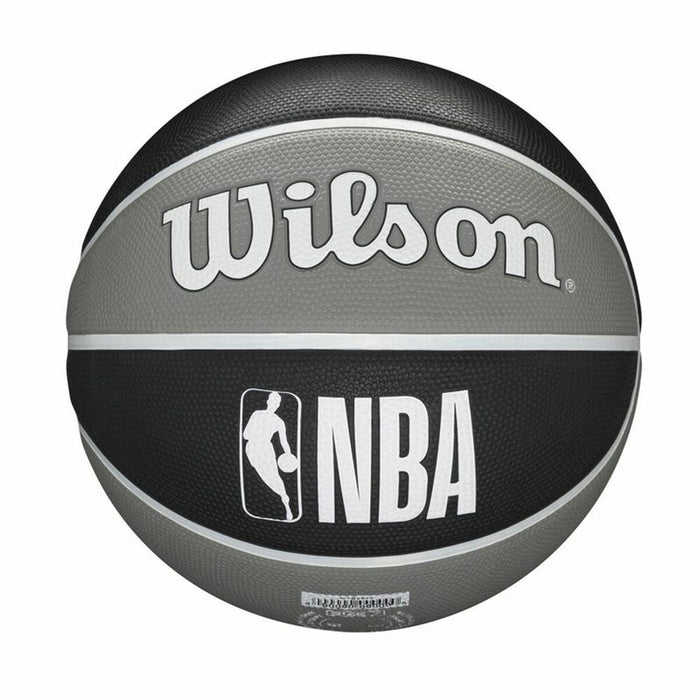 Minge de Baschet Wilson Nba Team Tribute Brooklyn Nets Negru Cauciuc Mărime unică 7