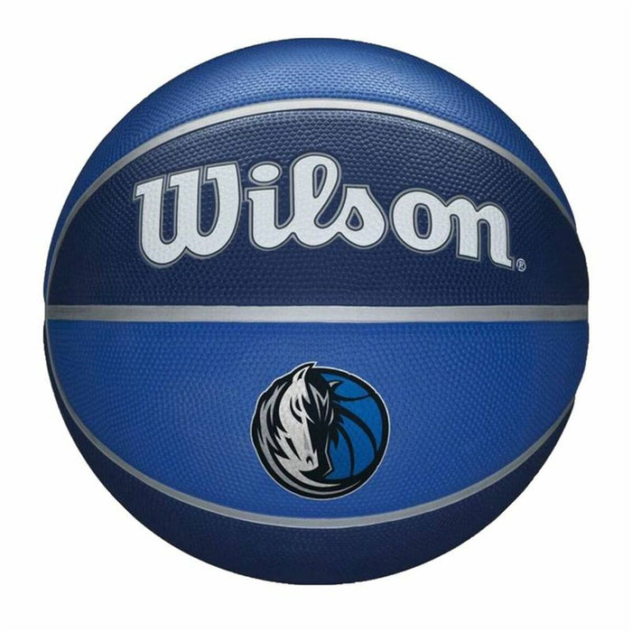 Minge de Baschet Wilson Nba Team Tribute Dallas Mavericks Albastru Cauciuc Mărime unică 7