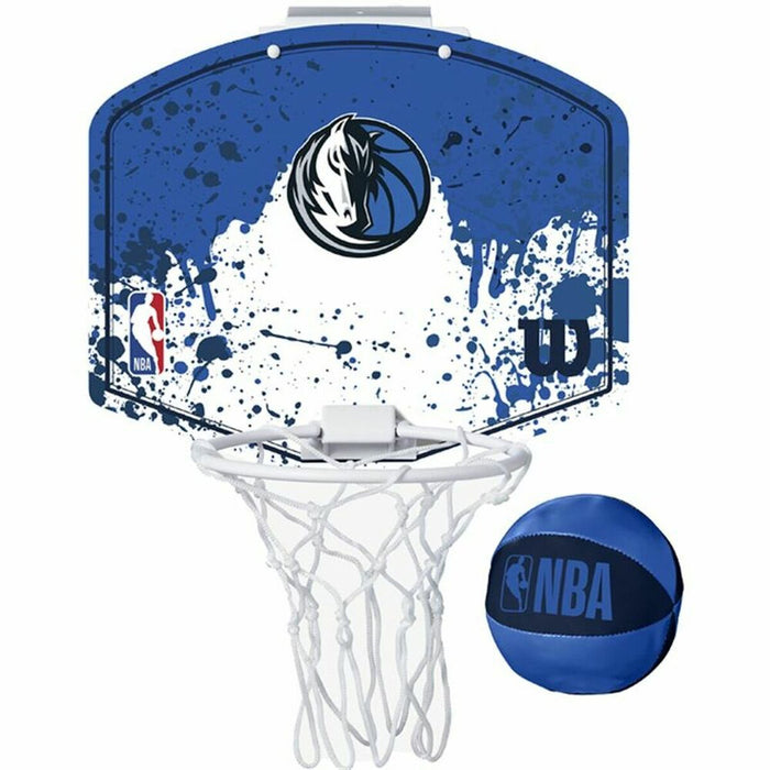 Coș de Baschet Wilson Dallas Mavericks Mini Albastru