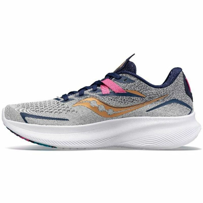 Încălțăminte de Running pentru Adulți Saucony Ride 15 Gri deschis Femeie