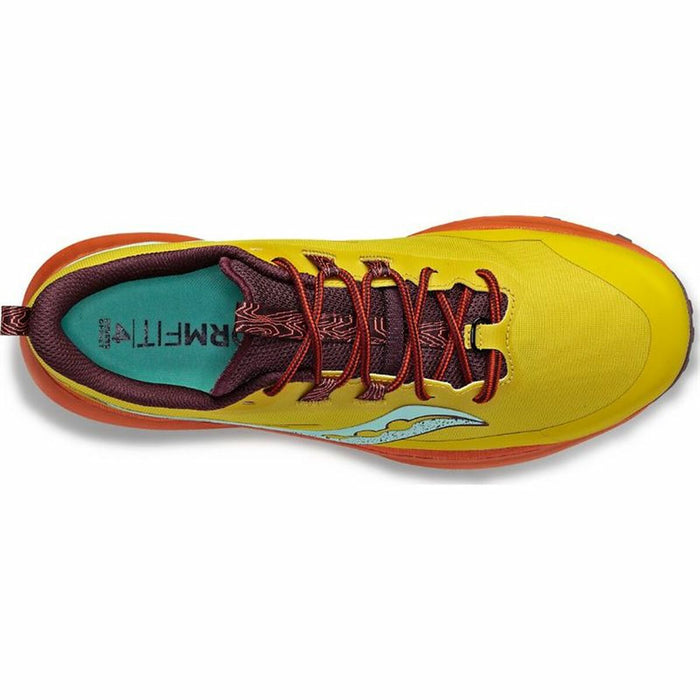 Încălțăminte de Running pentru Adulți Saucony Saucony Peregrine 13 Galben Femeie Portocaliu