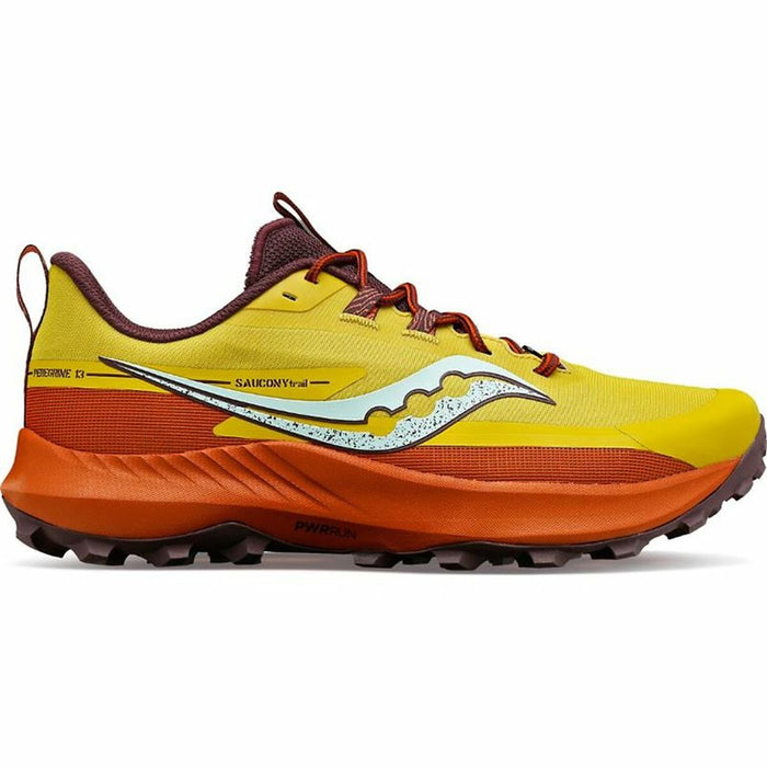 Încălțăminte de Running pentru Adulți Saucony Saucony Peregrine 13 Galben Femeie Portocaliu