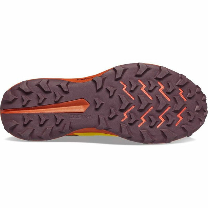 Încălțăminte de Running pentru Adulți Saucony Saucony Peregrine 13 Galben Femeie Portocaliu