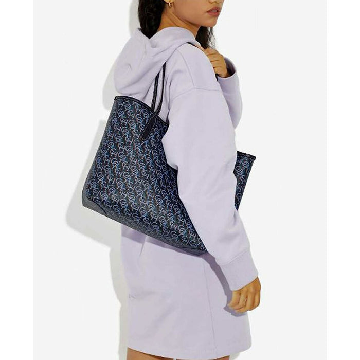 Geantă Damă Coach CF342-IMNAV  Albastru 48 x 28 x 15 cm