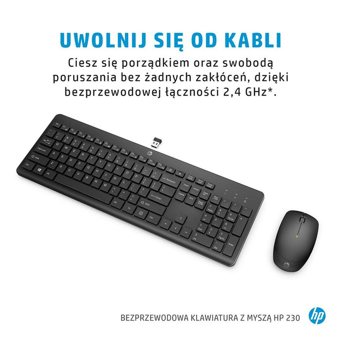 Tastatură și Mouse HP 18H24AA Negru