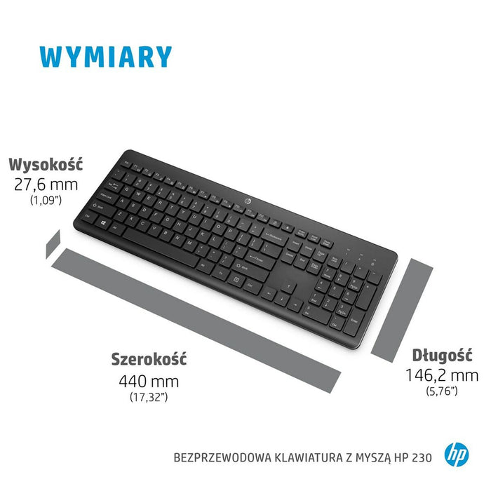 Tastatură și Mouse HP 18H24AA Negru
