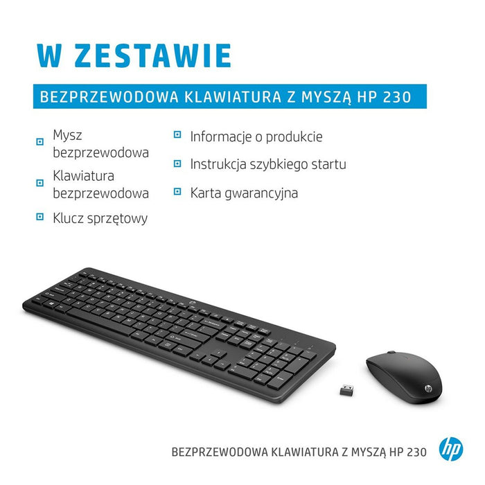 Tastatură și Mouse HP 18H24AA Negru